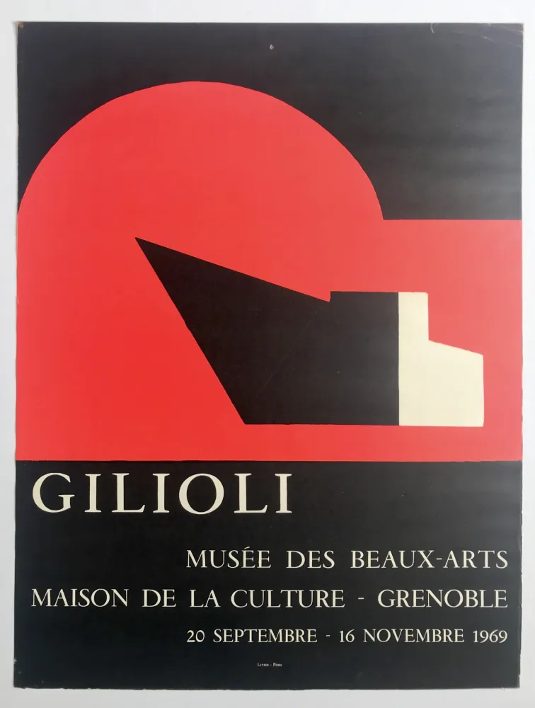 Литография Gilioli - Musée des beaux-arts - Maison de la culture de Grenoble