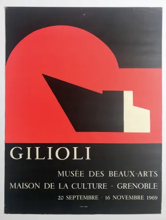 Литография Gilioli - Musée des beaux-arts - Maison de la culture de Grenoble