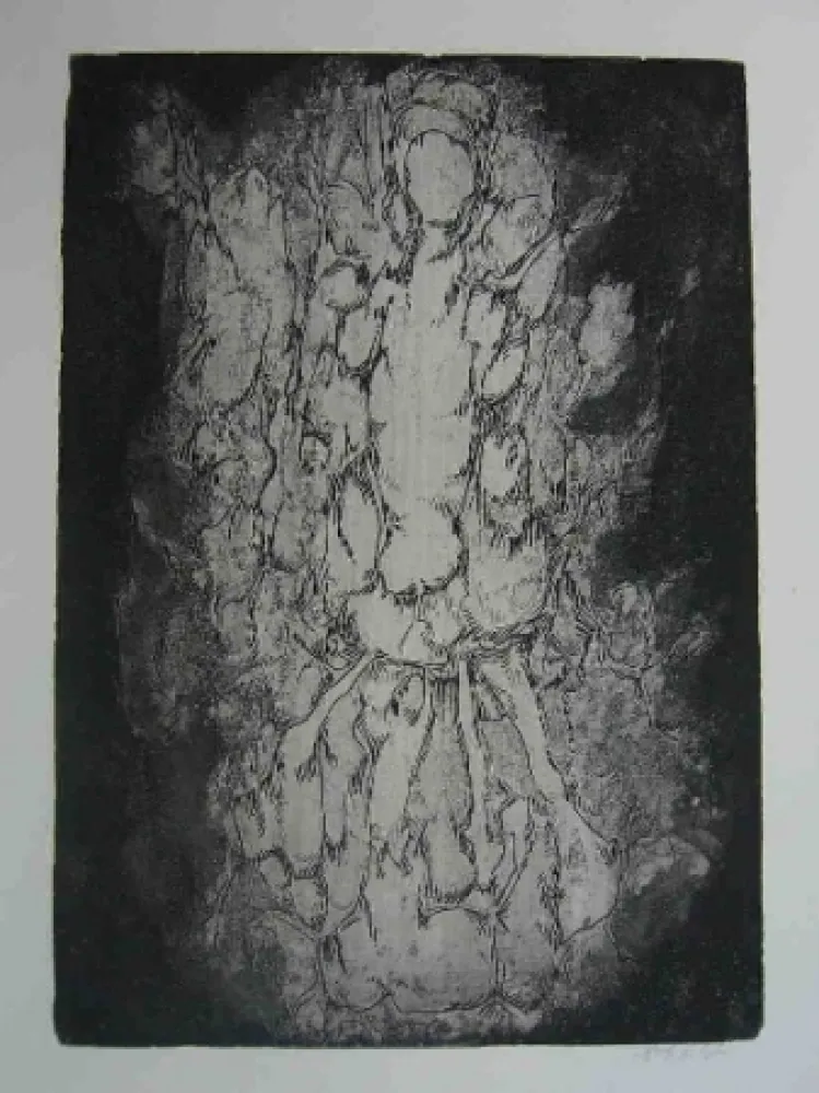 Офорт Gillet - Nymphe des rats