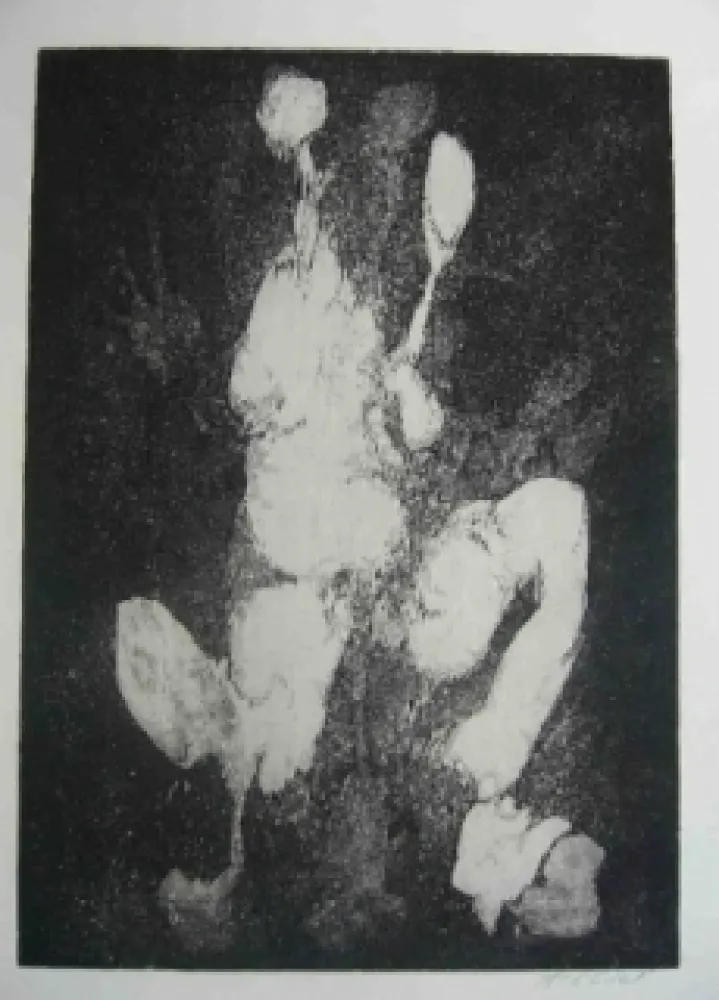 Офорт Gillet - Nymphe des rats