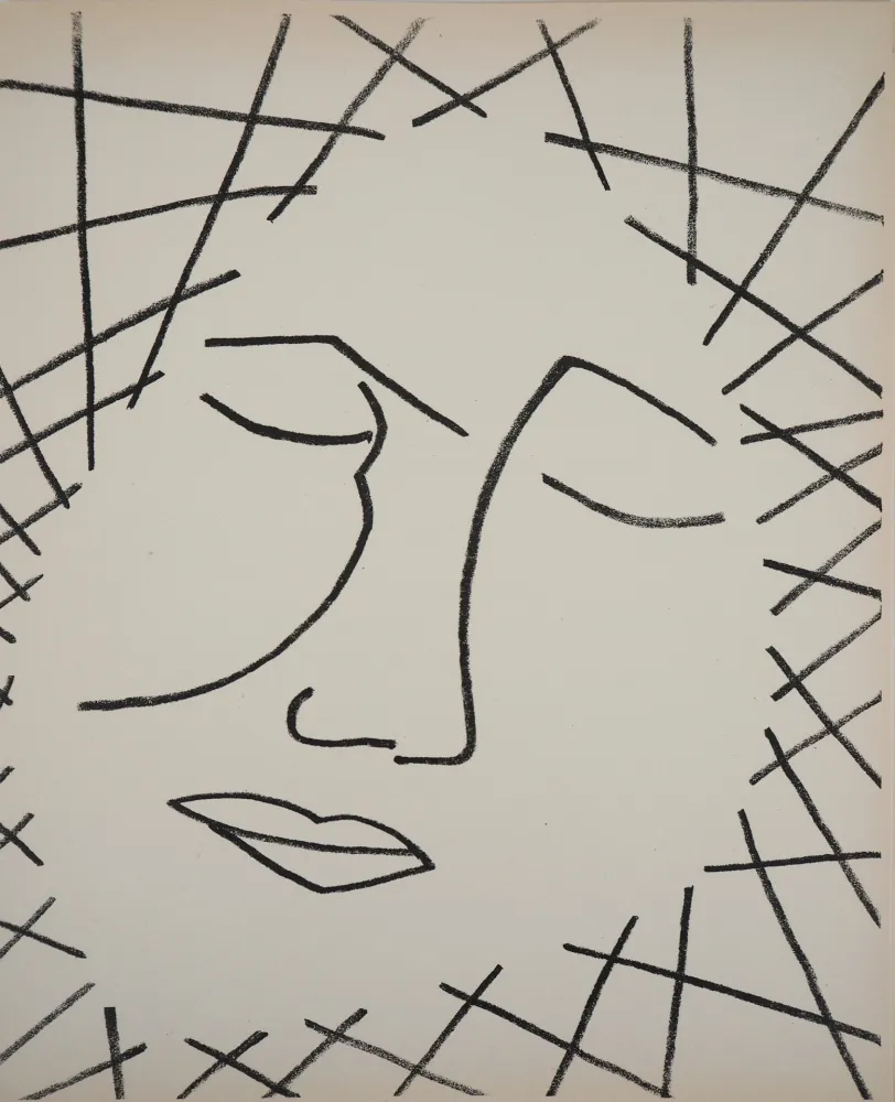 Литография Gilot - PAGE D AMOUR : REVERIE