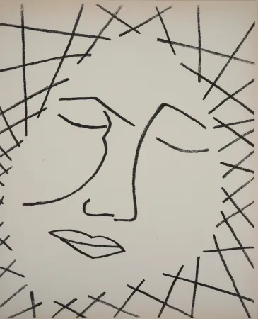 Литография Gilot - PAGE D AMOUR : REVERIE