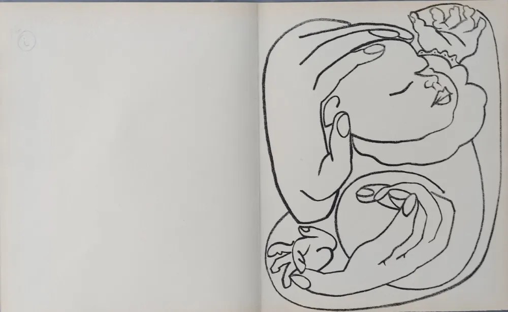 Литография Gilot - PAGES  D AMOUR : LE  BEBE  S 8 i