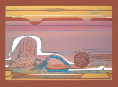 Литография Gilot - Rose of the Desert