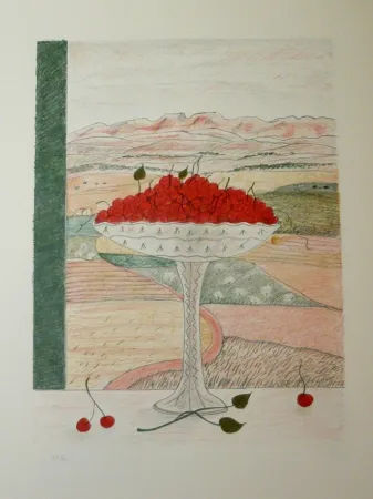 Литография Girona - FRUITERA I CIRERES