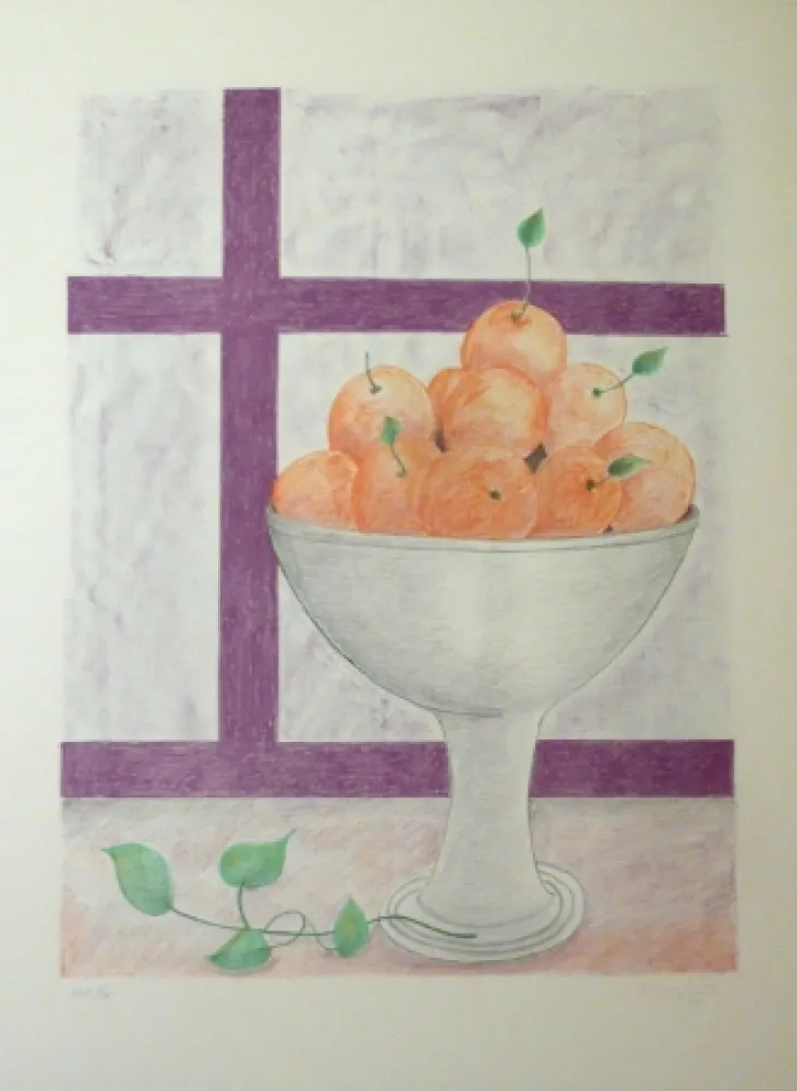 Литография Girona - FRUITERA I FINESTRA