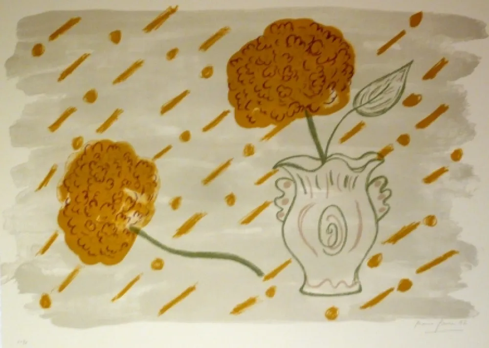 Литография Girona - HORTENSIES