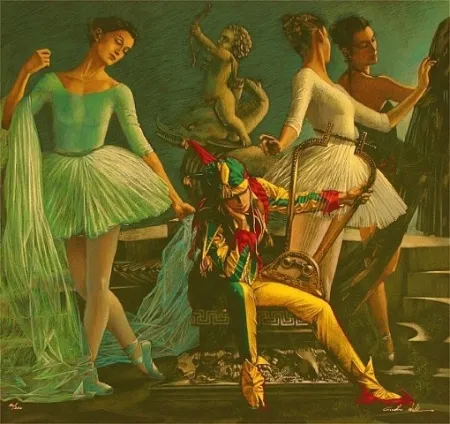 Сериграфия Girotto - Pensive Jester