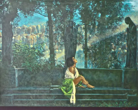 Сериграфия Girotto - Waiting for a sunbeam