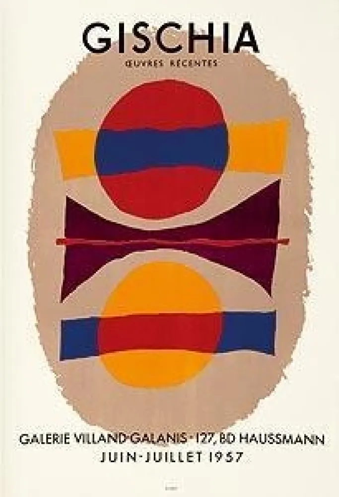 Афиша Gischia - Exposition 1957