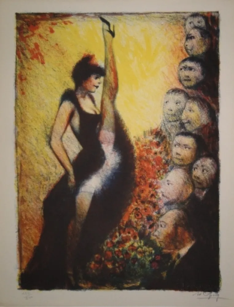 Литография Goerg - Cancan