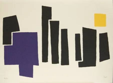 Сериграфия Goeritz  - Bloques 