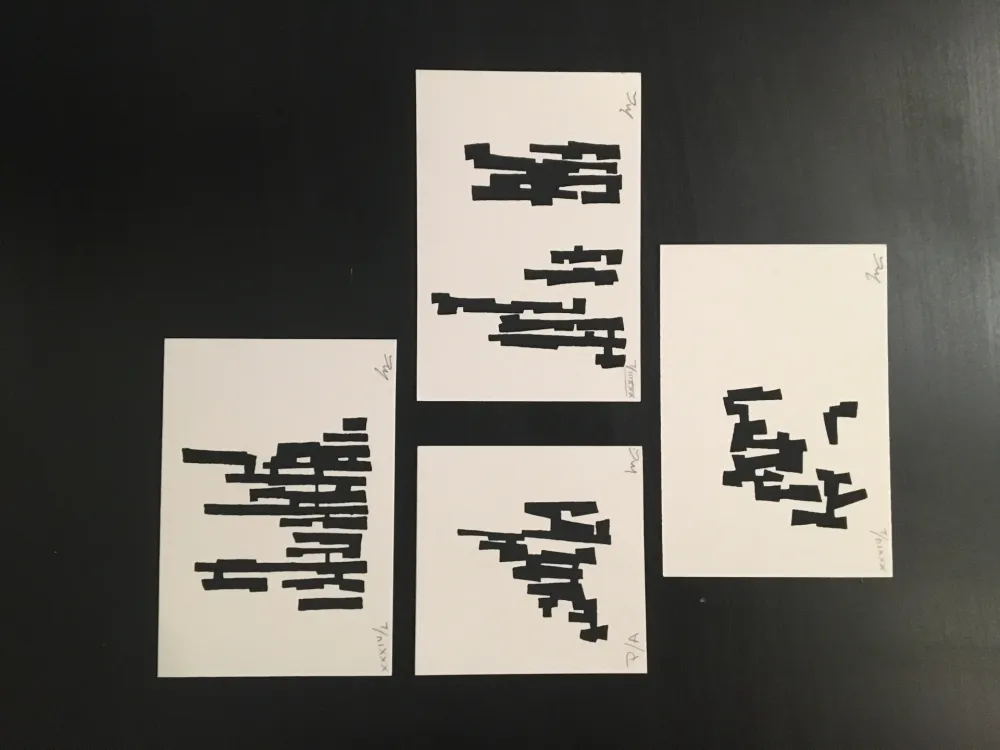 Сериграфия Goeritz  - Timbres (Serie 4)