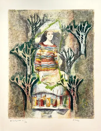 Литография Goezu - Boulevard Montparnasse