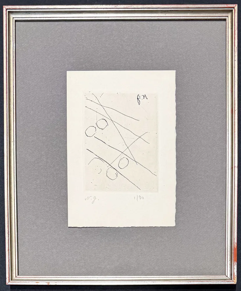 Гравюра Goncharova - Natalia Goncharova (1881–1962) - etching on paper - 1965