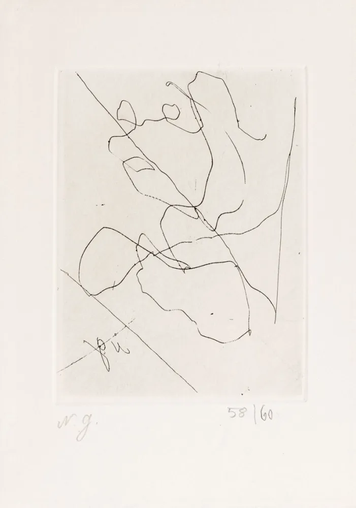 Офорт Goncharova - Senza titolo