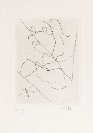 Офорт Goncharova - Senza titolo