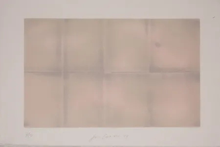 Литография Goode - Grey Folded Clouds - III Pink and Green