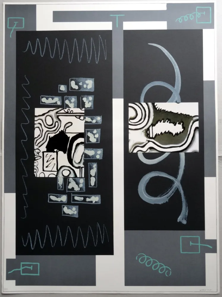 Литография Gordillo - A.L. Galería Joan Prats