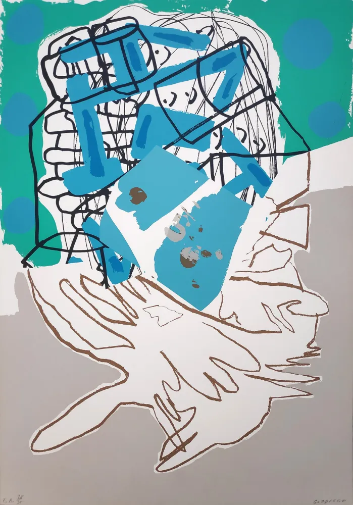 Сериграфия Gordillo - Federico Garcia Lorca