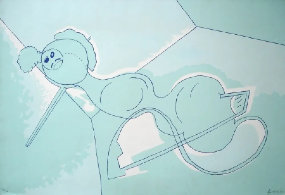 Сериграфия Gordillo - Sin título