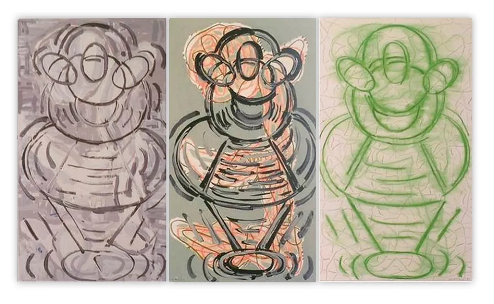 Сериграфия Gordillo - Tríptico