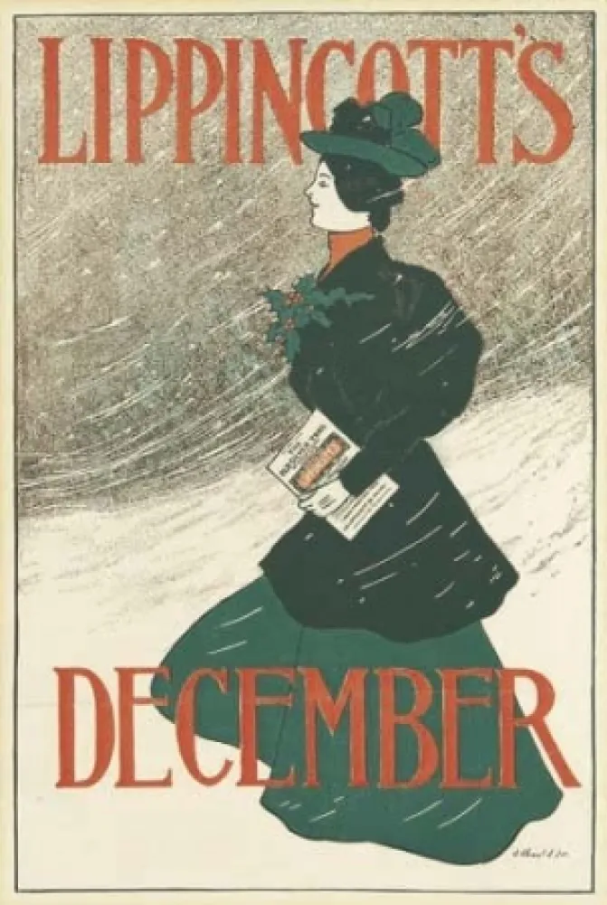 Литография Gould - Lippincott's December