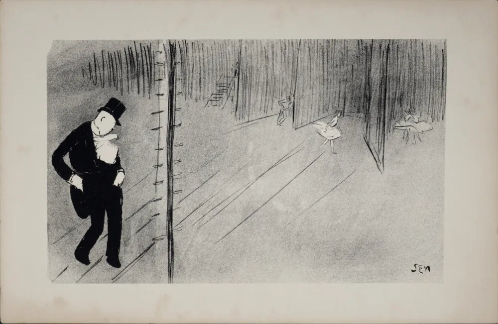 Литография Goursat - M. Bachelot, 1901