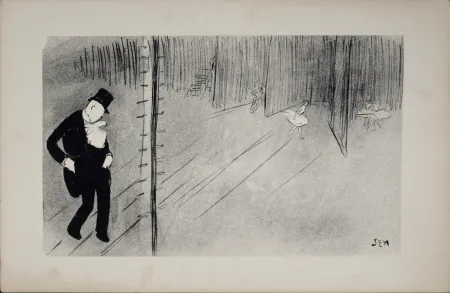 Литография Goursat - M. Bachelot, 1901