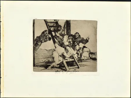 Офорт И Аквитанта Goya - DURO ES EL PASO