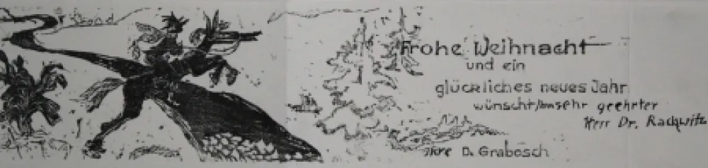 Гравюра На Дереве Grabosch - Frohe Weihnacht