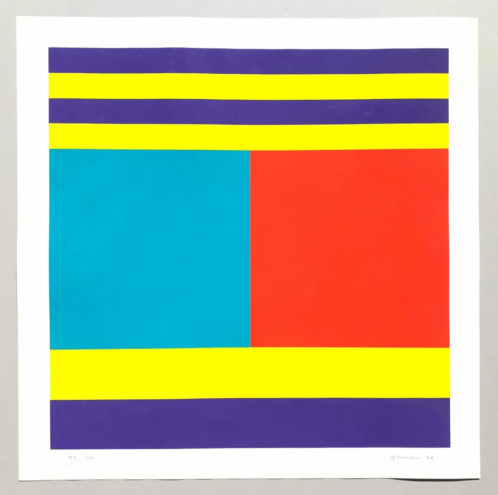 Сериграфия Graeser - Komplementar-Konstruktion