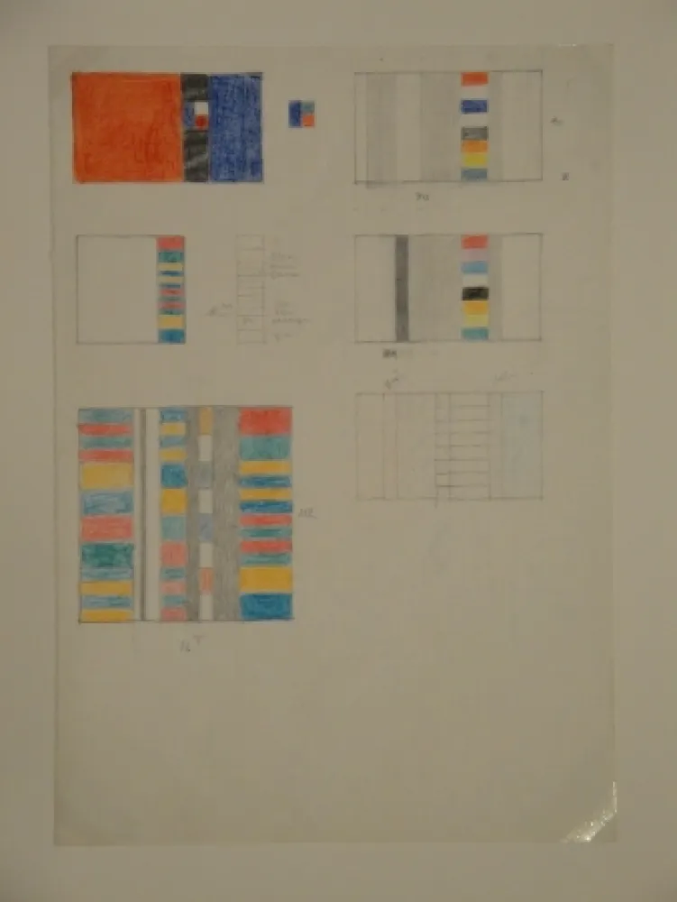 Нет Никаких Технических Graeser - Skizzenblatt, um 1958.