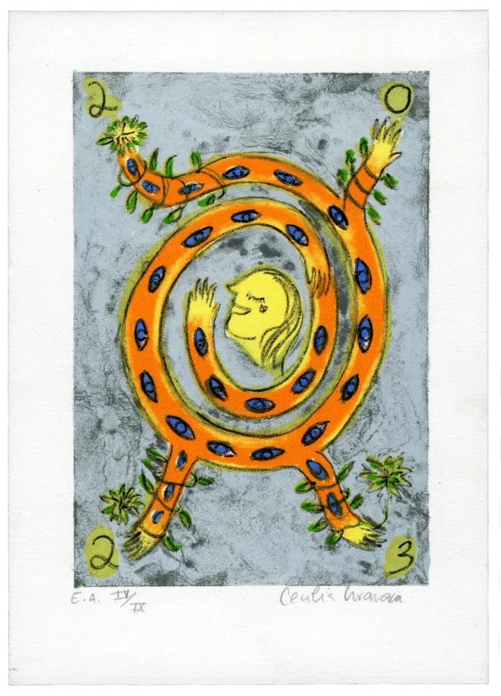 Литография Granara - La Samaritaine vue Cecilia Granara