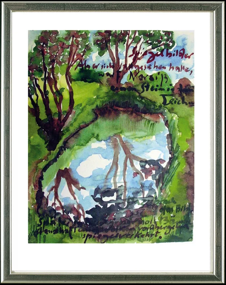 Литография Grass - Spiegelbilder