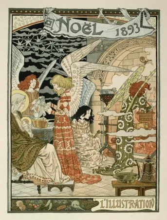 Литография Grasset - Cuisine des anges / Angels' Kitchen