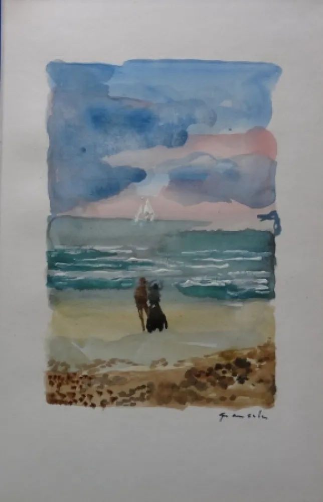 Нет Никаких Технических Grau Sala - Couple face à la mer