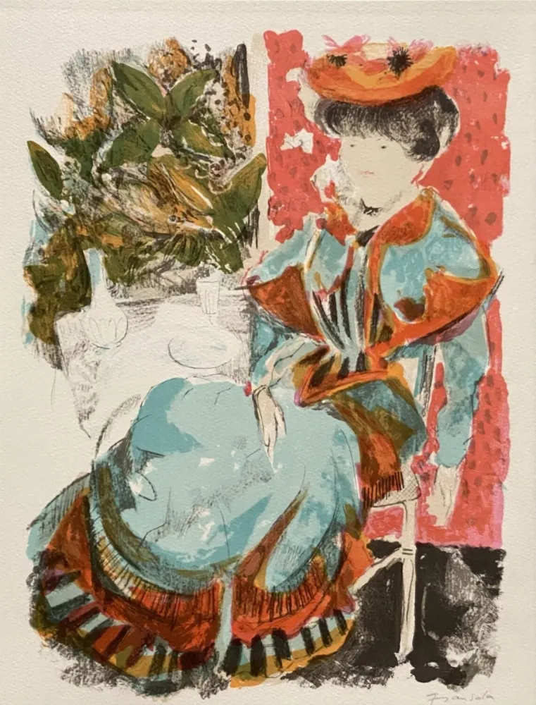 Литография Grau Sala - Le petit ami