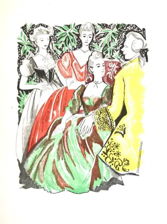 Гравюра На Дереве Grau Sala - Théâtre de Marivaux