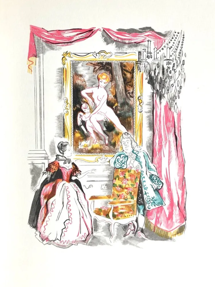 Гравюра На Дереве Grau Sala - Théâtre de Marivaux