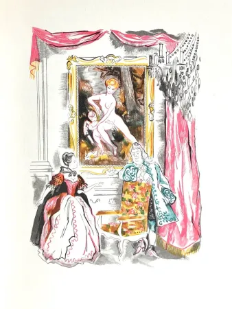 Гравюра На Дереве Grau Sala - Théâtre de Marivaux