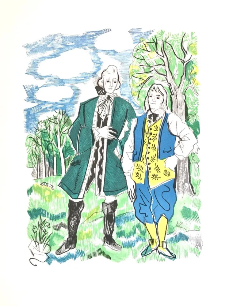 Гравюра На Дереве Grau Sala - Théâtre de Marivaux