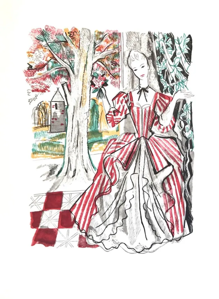 Гравюра На Дереве Grau Sala - Théâtre de Marivaux