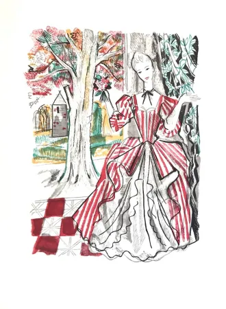 Гравюра На Дереве Grau Sala - Théâtre de Marivaux