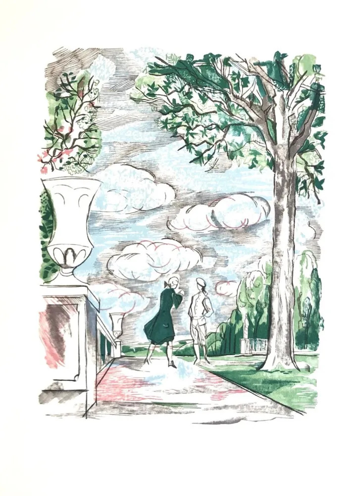 Гравюра На Дереве Grau Sala - Théâtre de Marivaux