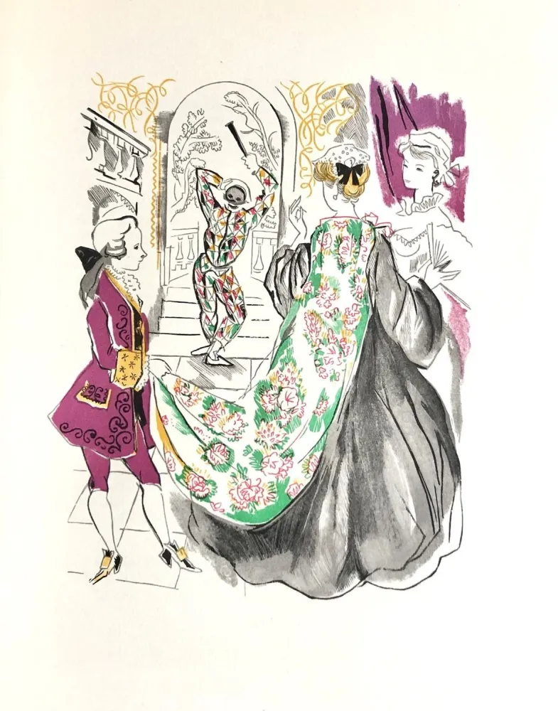 Гравюра На Дереве Grau Sala - Théâtre de Marivaux