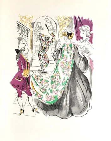 Гравюра На Дереве Grau Sala - Théâtre de Marivaux