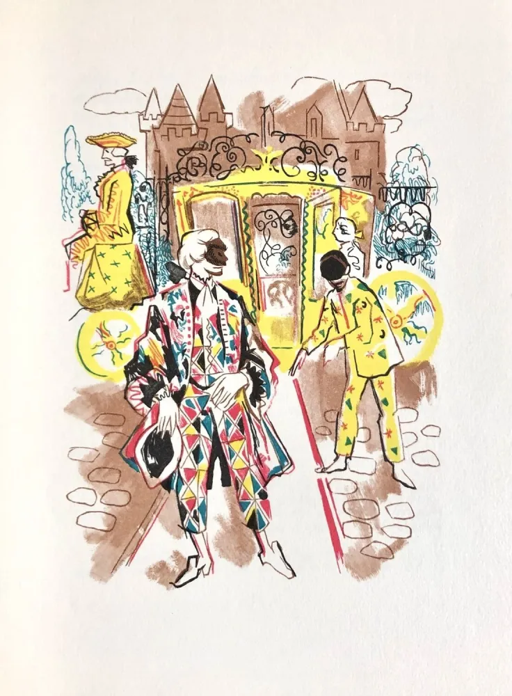 Гравюра На Дереве Grau Sala - Théâtre de Marivaux