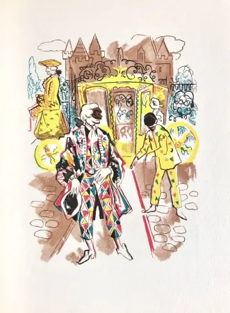 Гравюра На Дереве Grau Sala - Théâtre de Marivaux