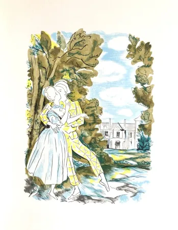 Гравюра На Дереве Grau Sala - Théâtre de Marivaux